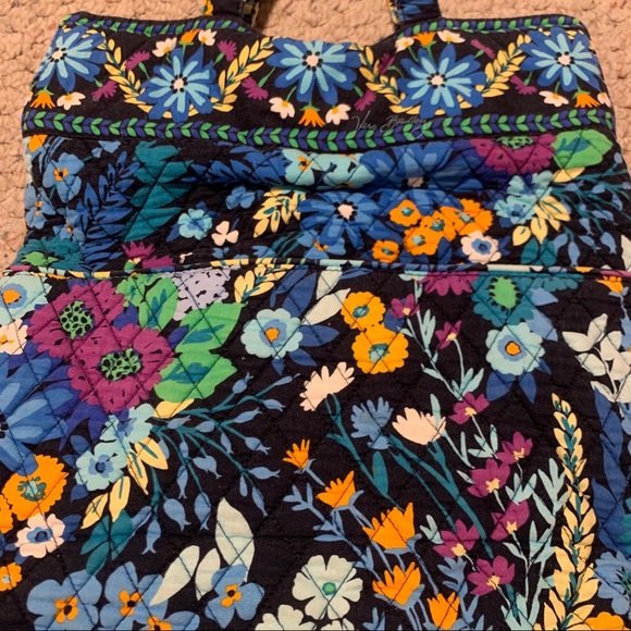 Vera Bradley convertible colorful floral satchel and shoulder handbag purse - Picture 4 of 7